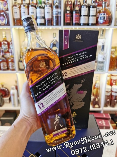 Rượu Johnnie Walker Black Label Speyside Origin