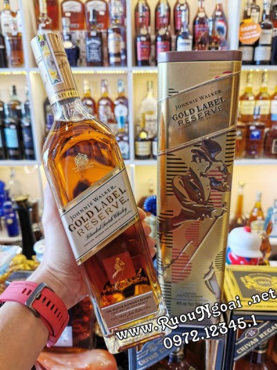 Rượu Johnnie Walker Gold Label - Hộp Quà 2020