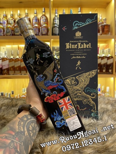 Rượu Johnnie Walker Blue Label - Year of The Tiger 2022