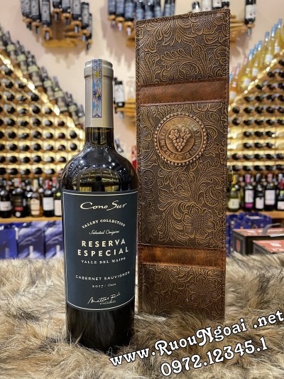 Hộp Quà Rượu Vang Cono Sur Reserva Especial Cabernet Sauvignon Cao Cấp