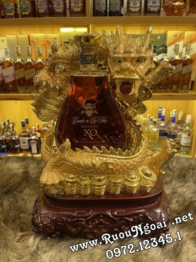 Kệ Trưng Bày Rượu Brandy XO Rồng Ngậm Ngọc