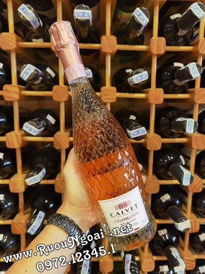 Rượu Vang Sparkling Celebration Calvet Rose